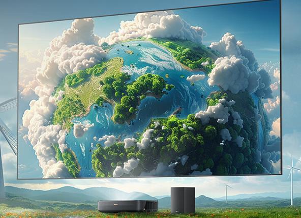 海信星光S1激光電視配備100英寸巨屏 售價19999元(圖1) 海信星光S1激光電視配備100英寸巨屏 售價19999元(圖1)