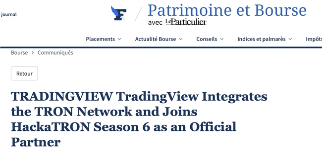 金融時報：TradingView集成波場網(wǎng)絡并成波場黑客松大賽第六季合作伙伴(圖2)