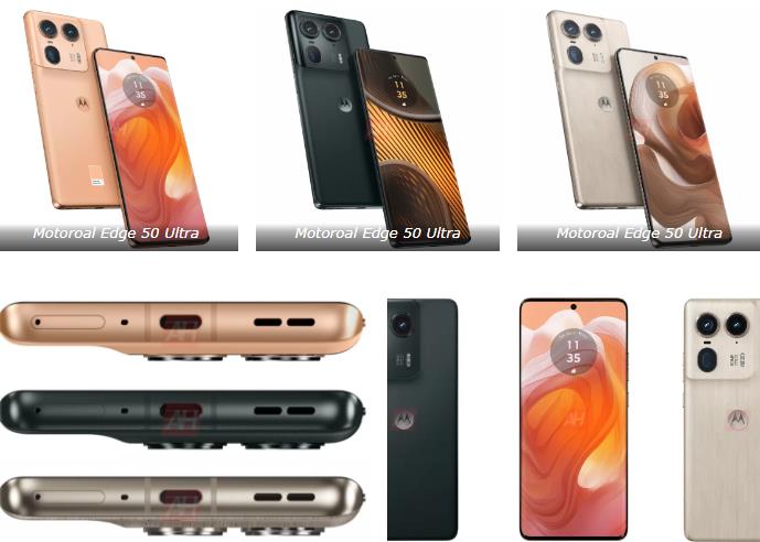 摩托羅拉Edge 50 Ultra關鍵規格泄露 渲染圖揭示設計和顏色選擇(圖1) 摩托羅拉Edge 50 Ultra關鍵規格泄露 渲染圖揭示設計和顏色選擇(圖1)