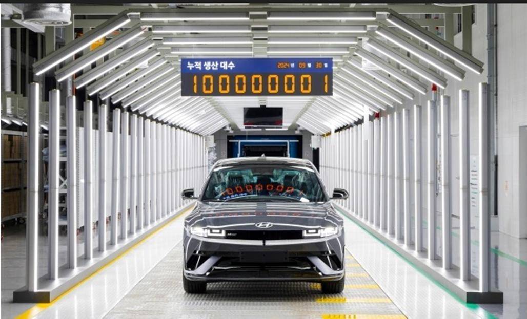 全球汽車?yán)塾?jì)產(chǎn)量達(dá)1億輛 現(xiàn)代汽車創(chuàng)下重要里程碑(圖1)