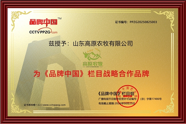 《品牌中國》欄目&高原農牧攜手，助力藏區發展與全民健康